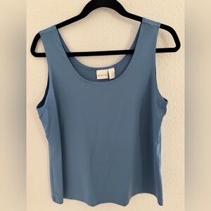 Chico’s microfiber tank, ocean blue (size 2)